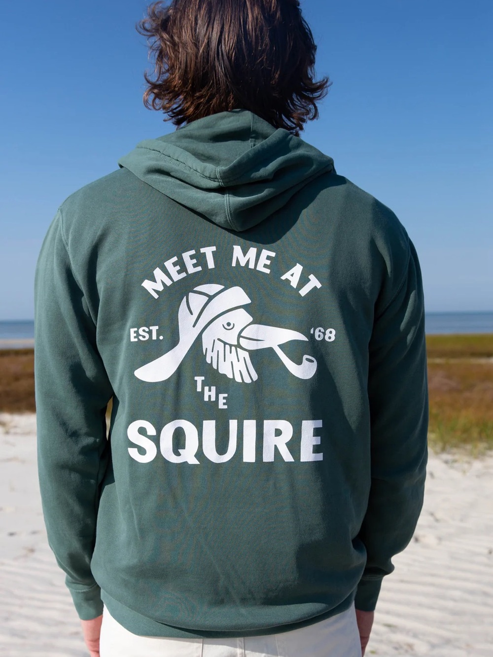 Chatham Squire - Meet me at the Squire Green Hoodie Small
